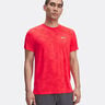 Launch Camo Camiseta De Running Hombres-Rojo Ne&oacute;n