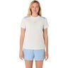 Core Camiseta De Manga Corta Mujeres-Crema,Azul-gris