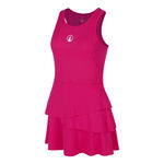 Ropa de tenis Quiet Please Quiet Please Create Flounce Vestido Mujeres-Rosa,Blanco