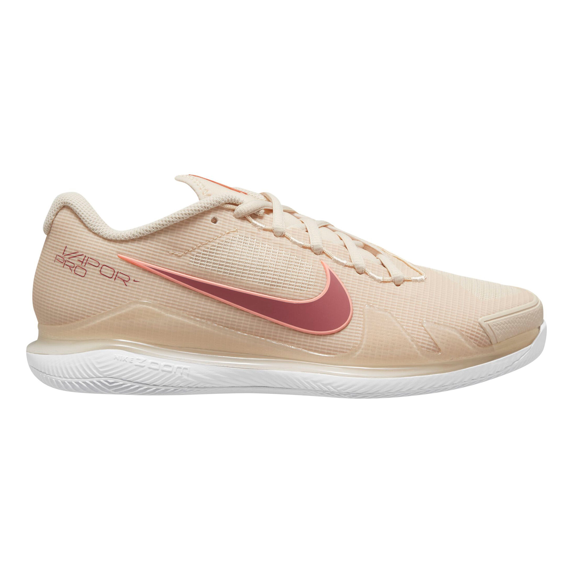 Nike Court Air Zoom Vapor Pro Zapatilla Todas Las Superficies Mujeres Beige, Rojo compra online | Tennis-Point