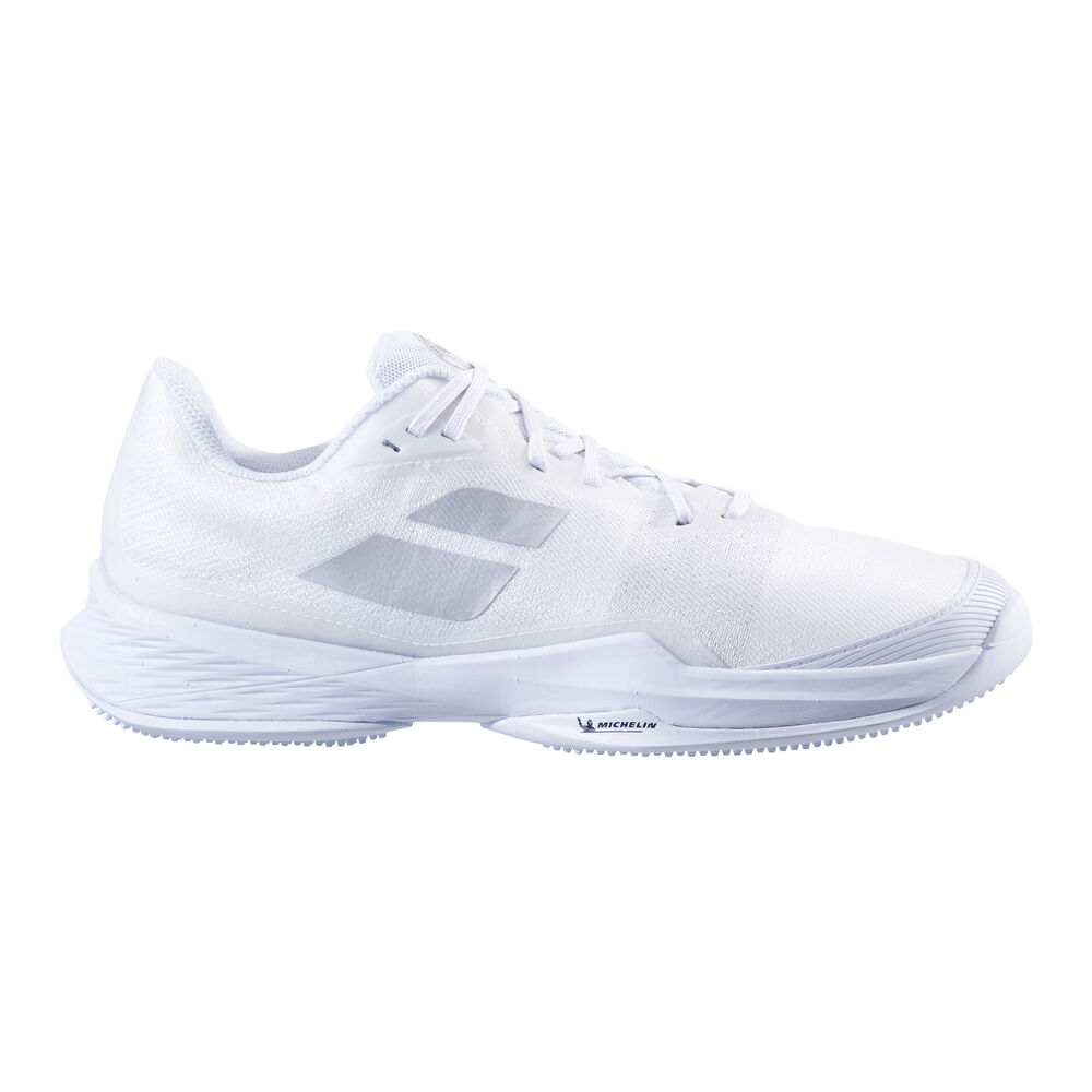 Babolat Jet Mach 3 Zapatilla Para Hierba Mujeres-Blanco,Plateado