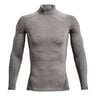 Coldgear Comp Mock Camiseta De Manga Larga Hombres-Gris