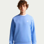 Ropa Nike Nike Club Crew Sudadera Hombres-azul claro