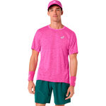 Ropa de tenis ASICS ASICS Match Actibreeze   Camiseta de manga corta Hombres-berry