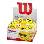 Accesorios para raquetas Wilson Wilson Emoji Antivibradores Caja de 50 