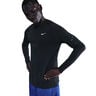 Stride Camiseta de running Hombres - negro, plateado