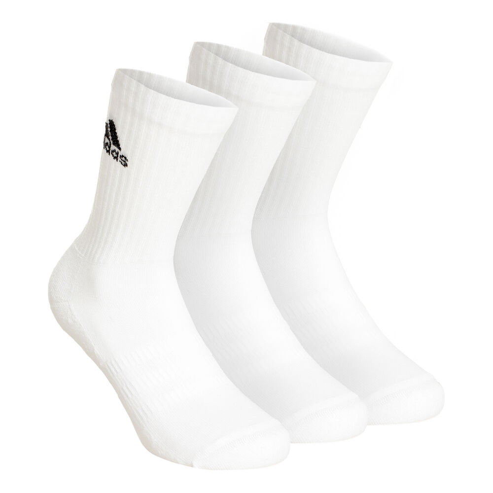 adidas Crew Sportswear Ankle Calcetines Deporte-Blanco,Negro