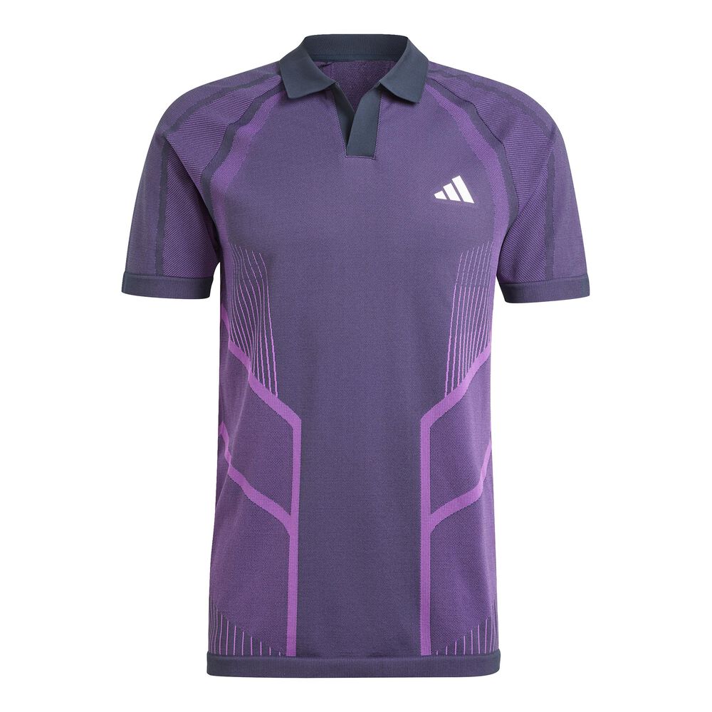 adidas Seamless Pro Polo Hombres-Lila,Berry