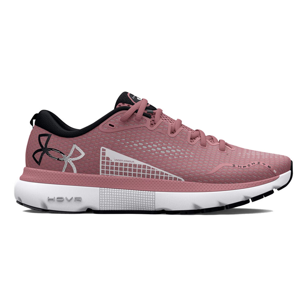 Under Armour HOVR Infinite 5 Zapatilla Neutral Mujeres - Rosa Viejo, Negro