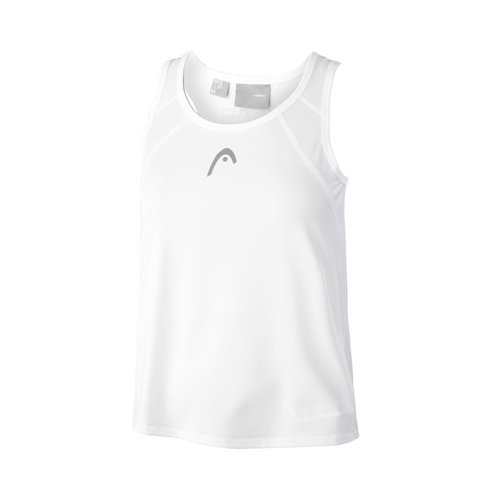 HEAD 22 Camiseta De Tirantes Chicas-Blanco