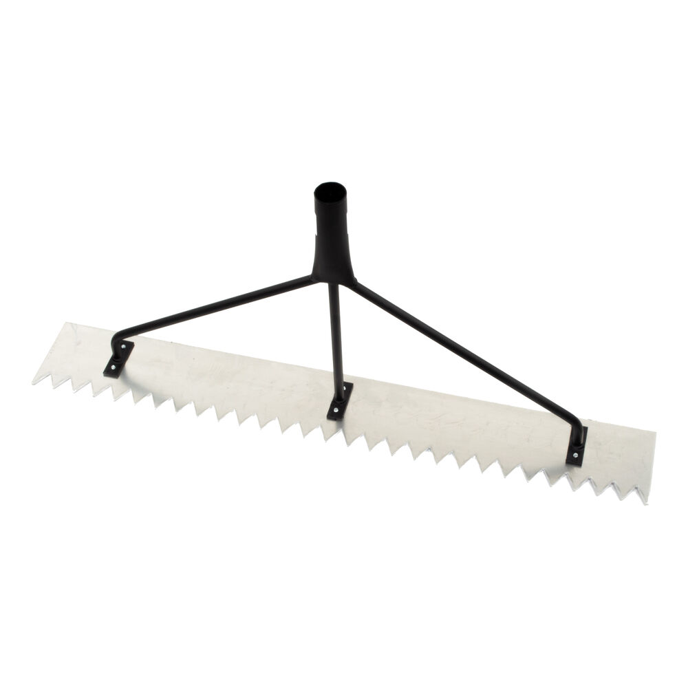 Tegra Regleta Dentada De Raspado Con Pivote De Metal (sin Mango) - Plateado