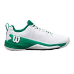 Zapatillas de tenis Wilson Wilson Rush Pro 4.5 Zapatilla Tierra Batida Hombres-Blanco,Verde