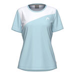 Ropa HEAD HEAD Tie-Break Camiseta de manga corta Mujeres - azul claro, blanco