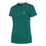 Ropa Dunlop Dunlop Club Crew Camiseta De Manga Corta Mujeres-Verde Oscuro