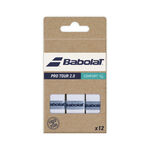 Sobregrips Babolat Babolat Pro Tour 2.0 Pack De 12-Blanco