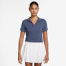 Court Heritage Crop Polo Mujeres-Azul-gris