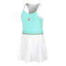 Wild Volley Vestido Mujeres-Turquesa,Blanco