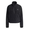 Fleece Half-Zip Sudadera Mujeres-negro