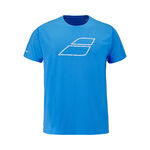 Ropa Babolat Babolat EX Camiseta de manga corta Chicos-azul claro