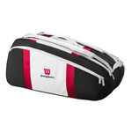Wilson Wilson Pro Staff Courage Collection Raquetero De 9-Negro,Blanco