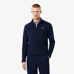 Ropa Lacoste Lacoste Polar Quarter Zip Chaqueta de entrenamiento Hombres - azul oscuro, 
