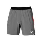 Ropa de tenis Mizuno Mizuno 7in Amplify Shorts Hombres-gris claro