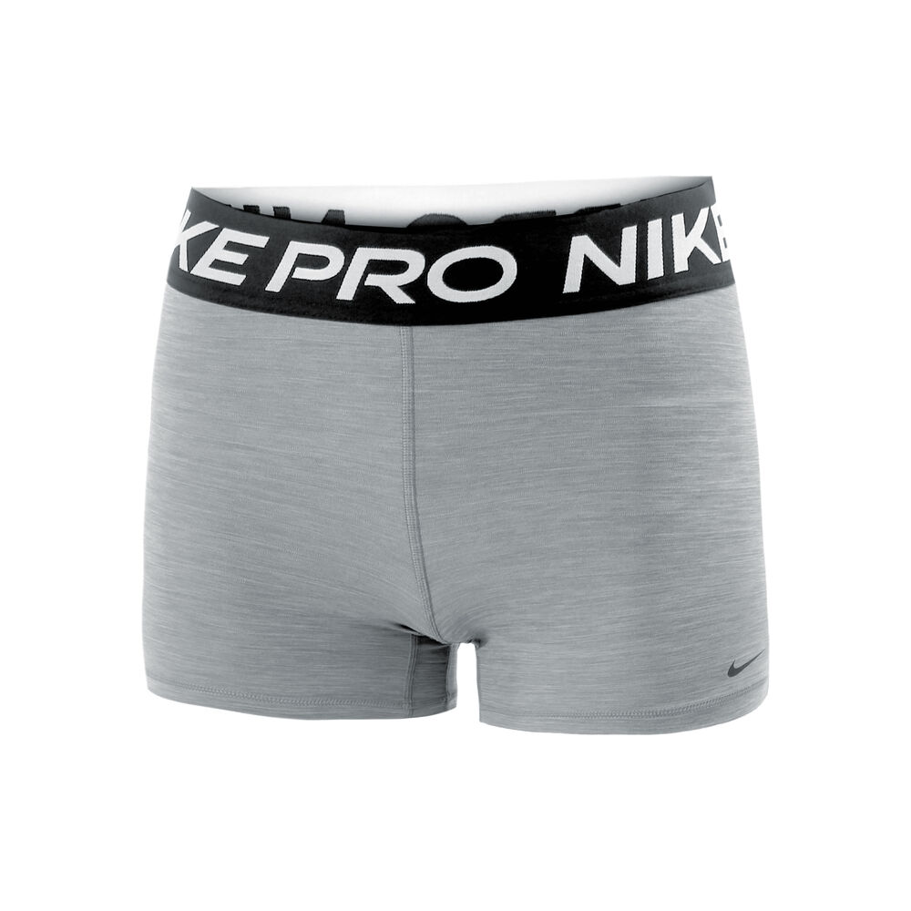 Nike Pro 3in Shorts Con Bolsillo Para Pelota Mujeres-Gris,Negro