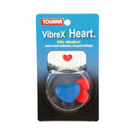 Accesorios para raquetas Tourna Tourna Vibrex Heart Antivibradores Pack De 3-Rojo,Negro