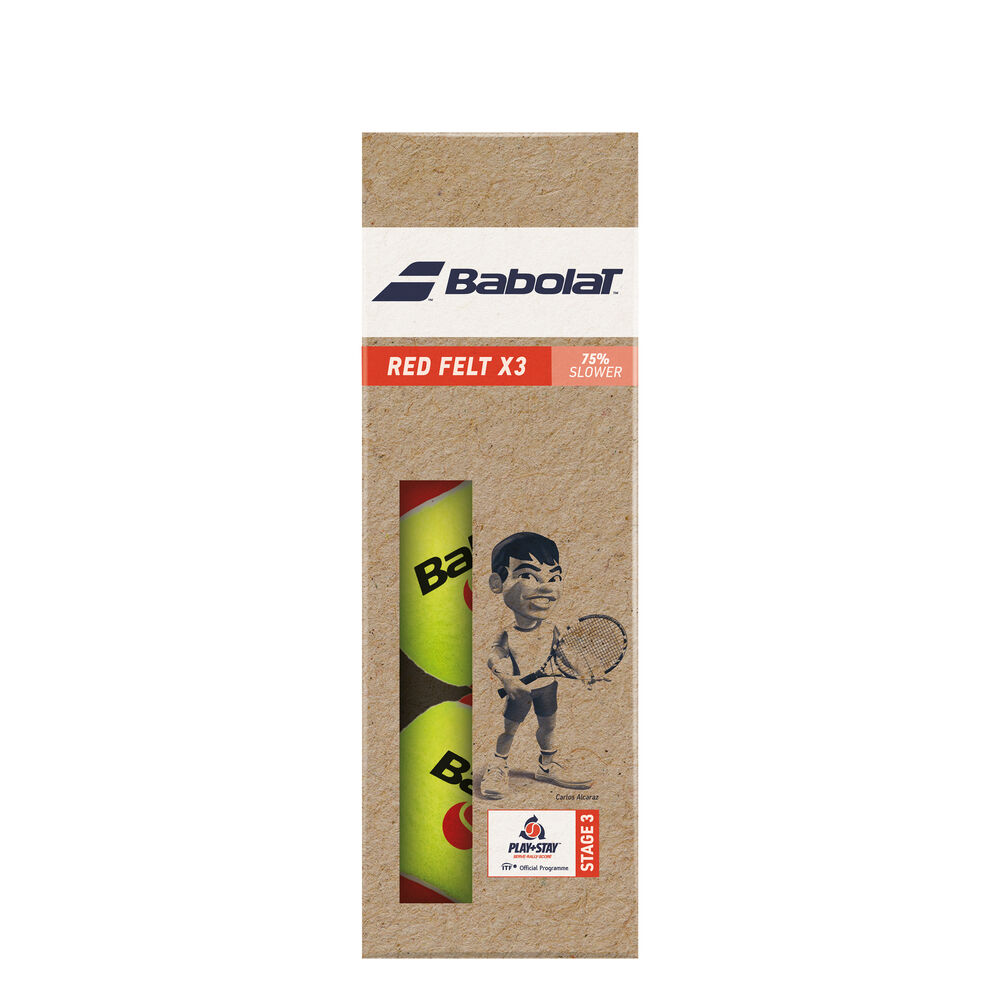 Babolat Red Felt (Stage 3) Bolsa De 3