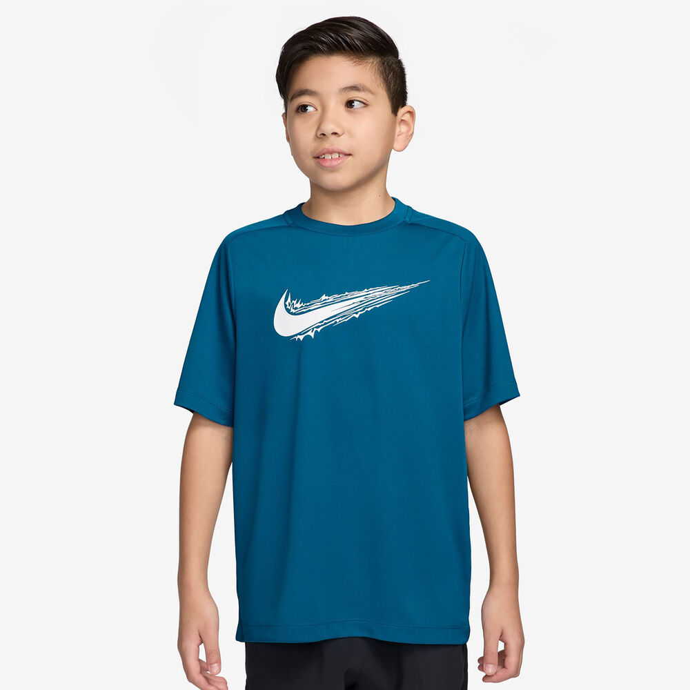 Nike Dri-FIT Multi Camiseta de manga corta Niños - azul, blanco