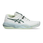 Zapatillas de tenis ASICS ASICS Gel-Resolution X Zapatilla Tierra Batida Mujeres-Blanco,Azul-gris