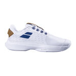 Zapatillas de tenis Babolat Babolat Jet Tere 2 Zapatilla Todas Las Superficies Hombres-Blanco,Bronce