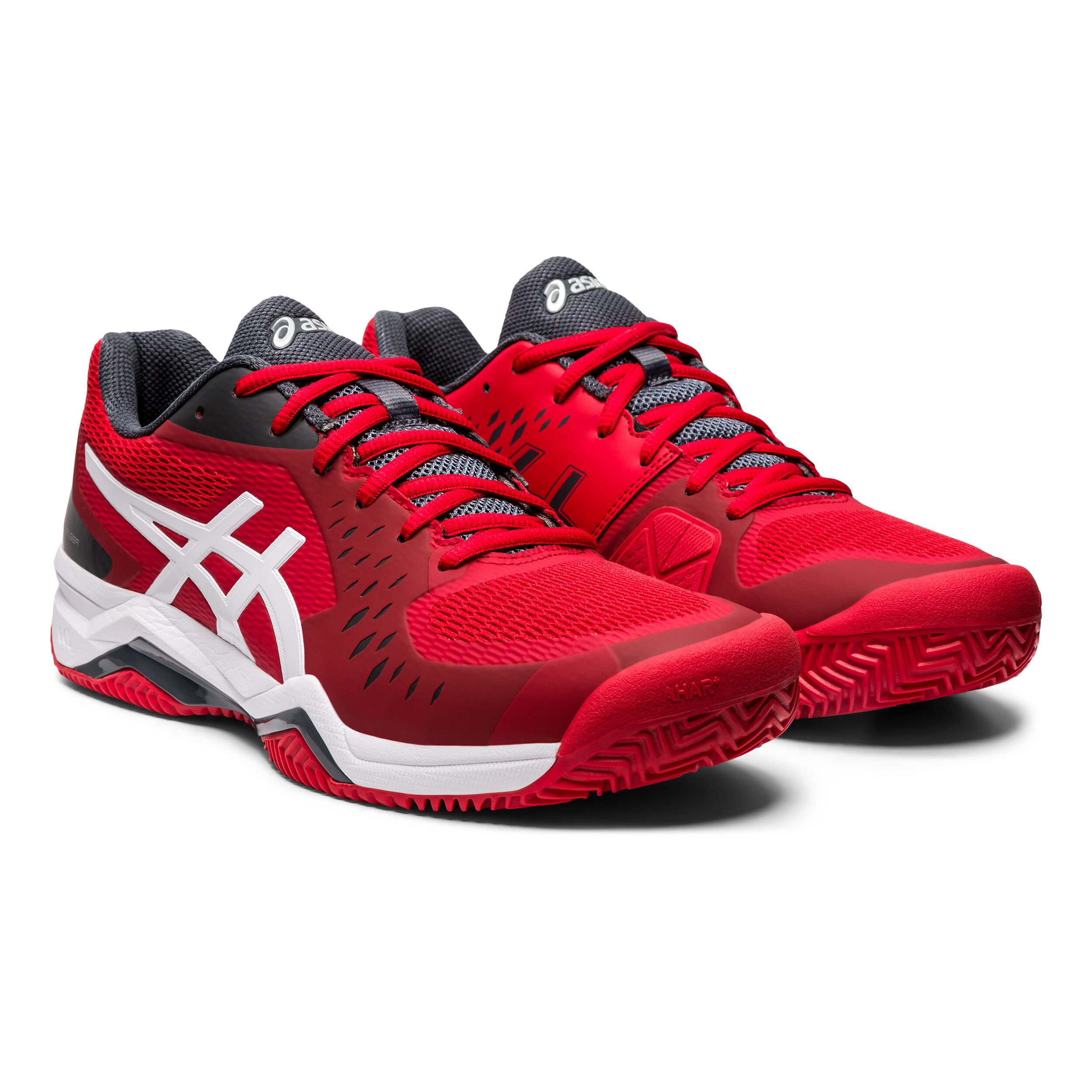 Buy ASICS Gel Challenger 12 Clay Zapatilla Tierra Batida Hombres Rojo Gris Oscuro online Tennis Point ES