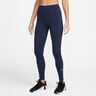 Dri-FIT One High Rise Malla Mujeres - azul oscuro, blanco