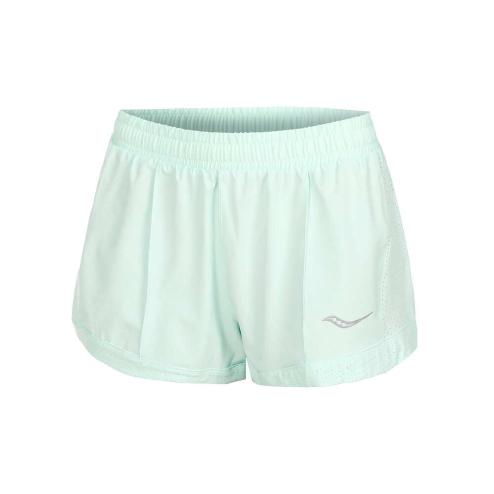 Saucony Outpace 3in Shorts Mujeres - Azul