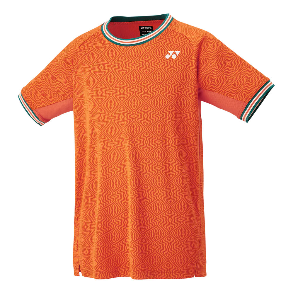 Yonex Crew Neck Camiseta De Manga Corta Hombres - Naranja