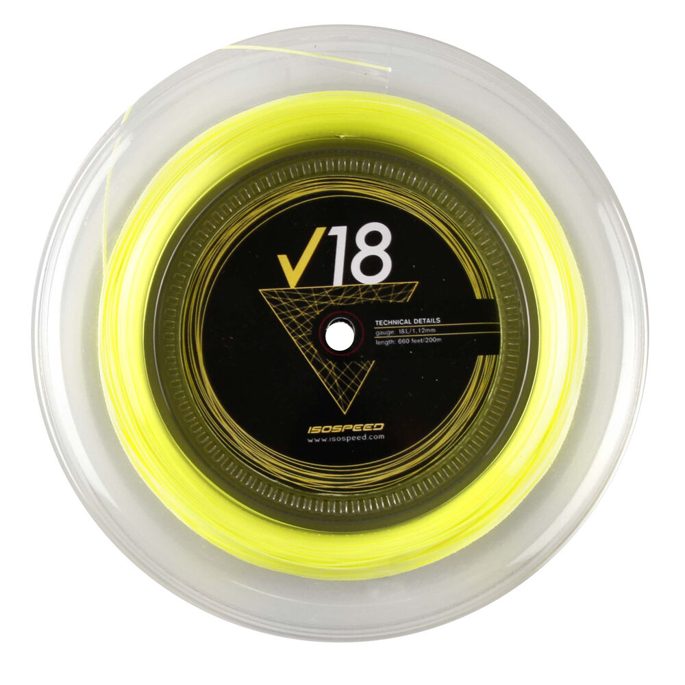 Isospeed V18 Bobinas De Cordaje 200m-Amarillo