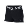 Dri-Fit Big Kids 3in Shorts Chicas - negro, blanco