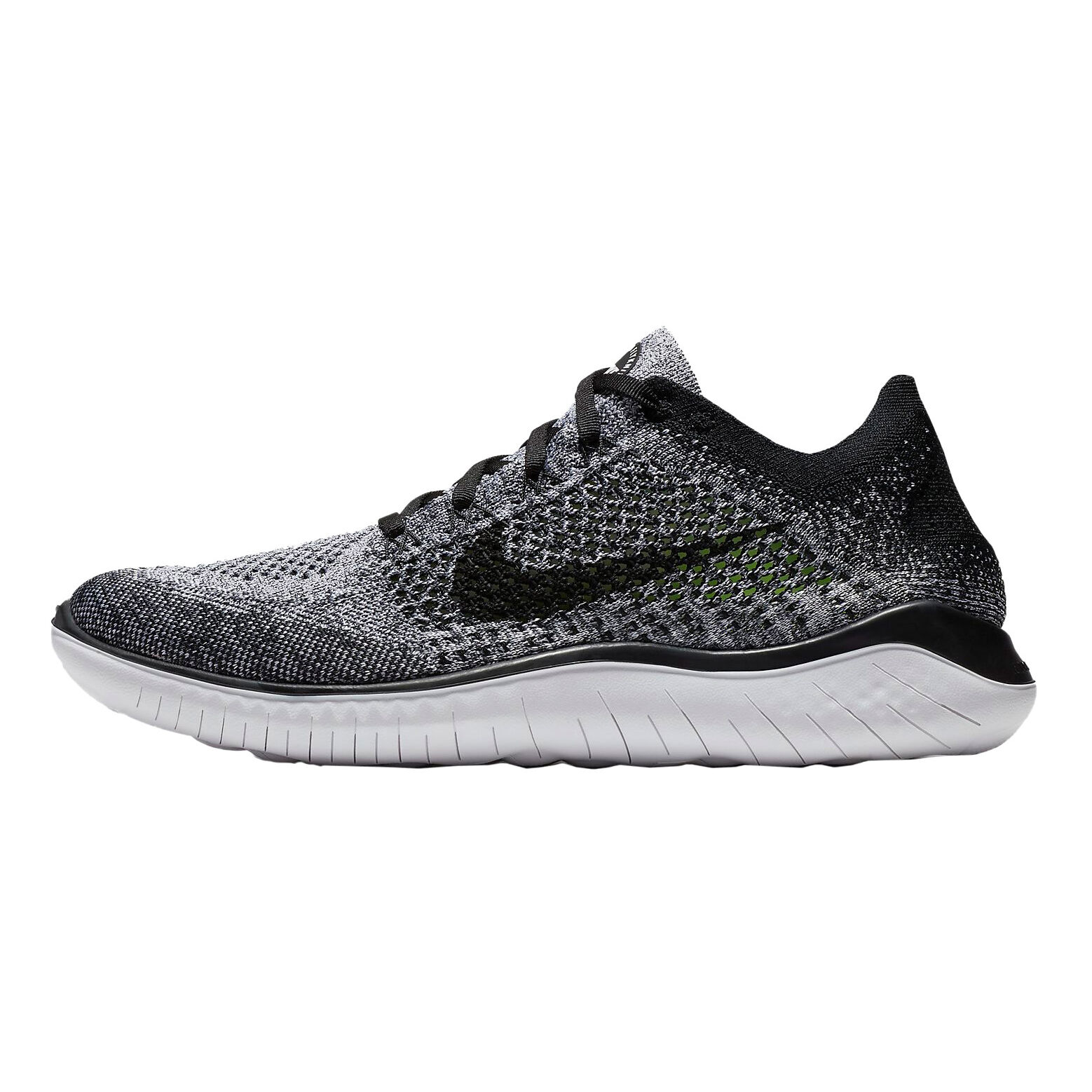 Buy Nike Free Run Flyknit 2018 Zapatilla De Entrenamiento Hombres Blanco Negro online Tennis Point ES