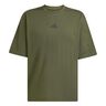 Oversize Camiseta de manga corta Hombres-verde oscuro