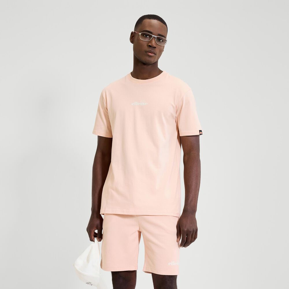 Ellesse Ollio Camiseta De Manga Corta Hombres - Rosa