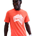 Ropa de tenis Nike Nike Court Dri-Fit Camiseta de manga corta Hombres-naranja