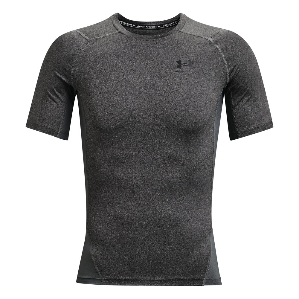Under Armour Heatgear Comp Camiseta De Manga Corta Hombres-Gris Oscuro