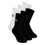 Ropa De Tenis BIDI BADU Matayo Crew Tech Socks 6 Pack - black/white