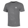 Receiver Embossed Camiseta de manga corta Hombres - gris, blanco