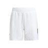 Club 3 Stripes 5in Shorts Chicos-Blanco