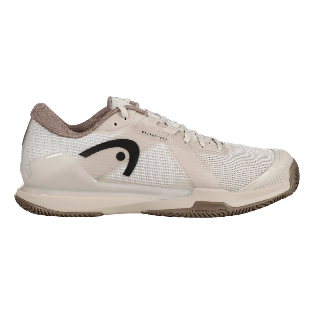 HEAD Sprint Pro 4.0 Zapatilla Tierra Batida Hombres-Gris Claro,Marrón