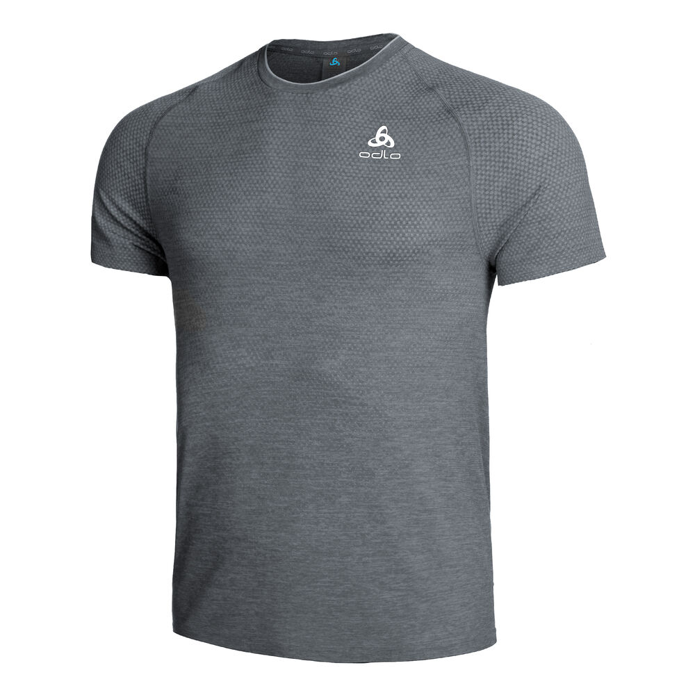 Odlo Crew Neck Essential Seamless Camiseta De Running Hombres - Gris