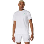 Ropa ASICS ASICS Court Graphic Camiseta De Manga Corta Hombres-Blanco