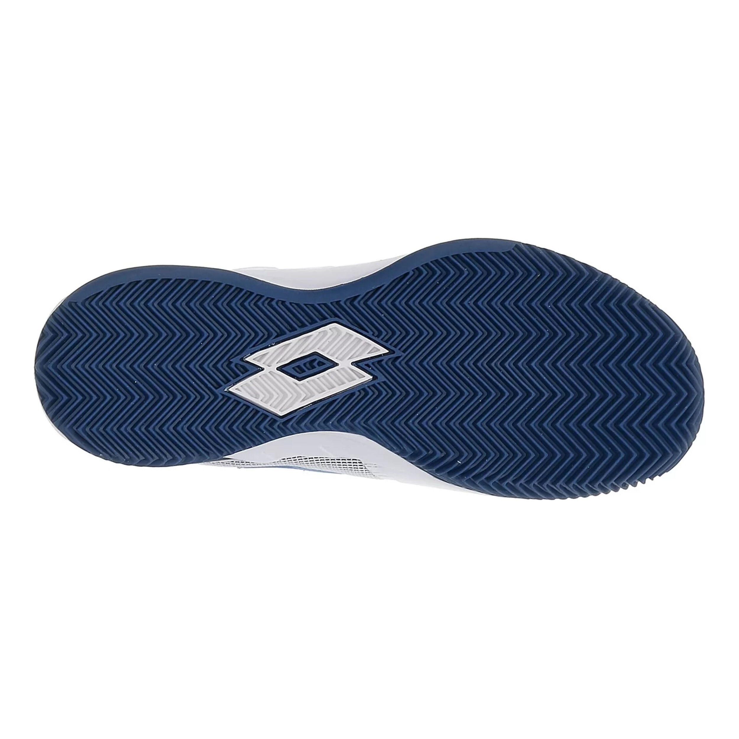 Buy Lotto Mirage 200 Zapatilla Tierra Batida Hombres Blanco Azul online Tennis Point ES